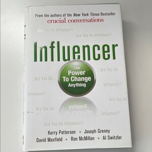 2/$20 - Book - influencer - the power to change anything